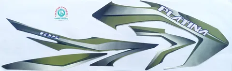 Bajaj Platina 125 BM (Green) — PLATINA sticker Sri Lanka